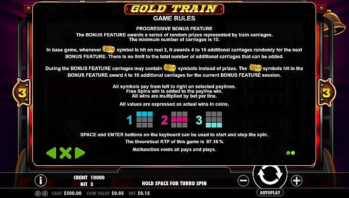 gold train toy