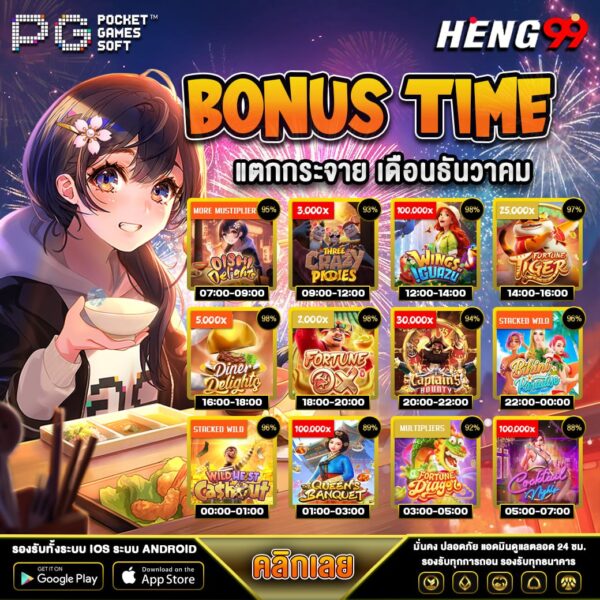 โบนัสไทม์ ธค. - "Bonus time Dec."